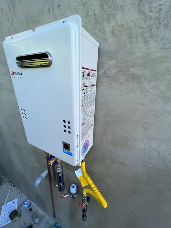 Tankless water heater installation for Niantic homes