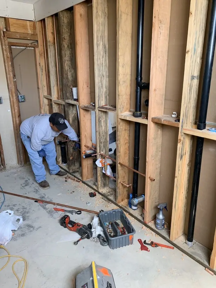 Commercial rough-in plumbing for Water Heater Replacement in Niantic